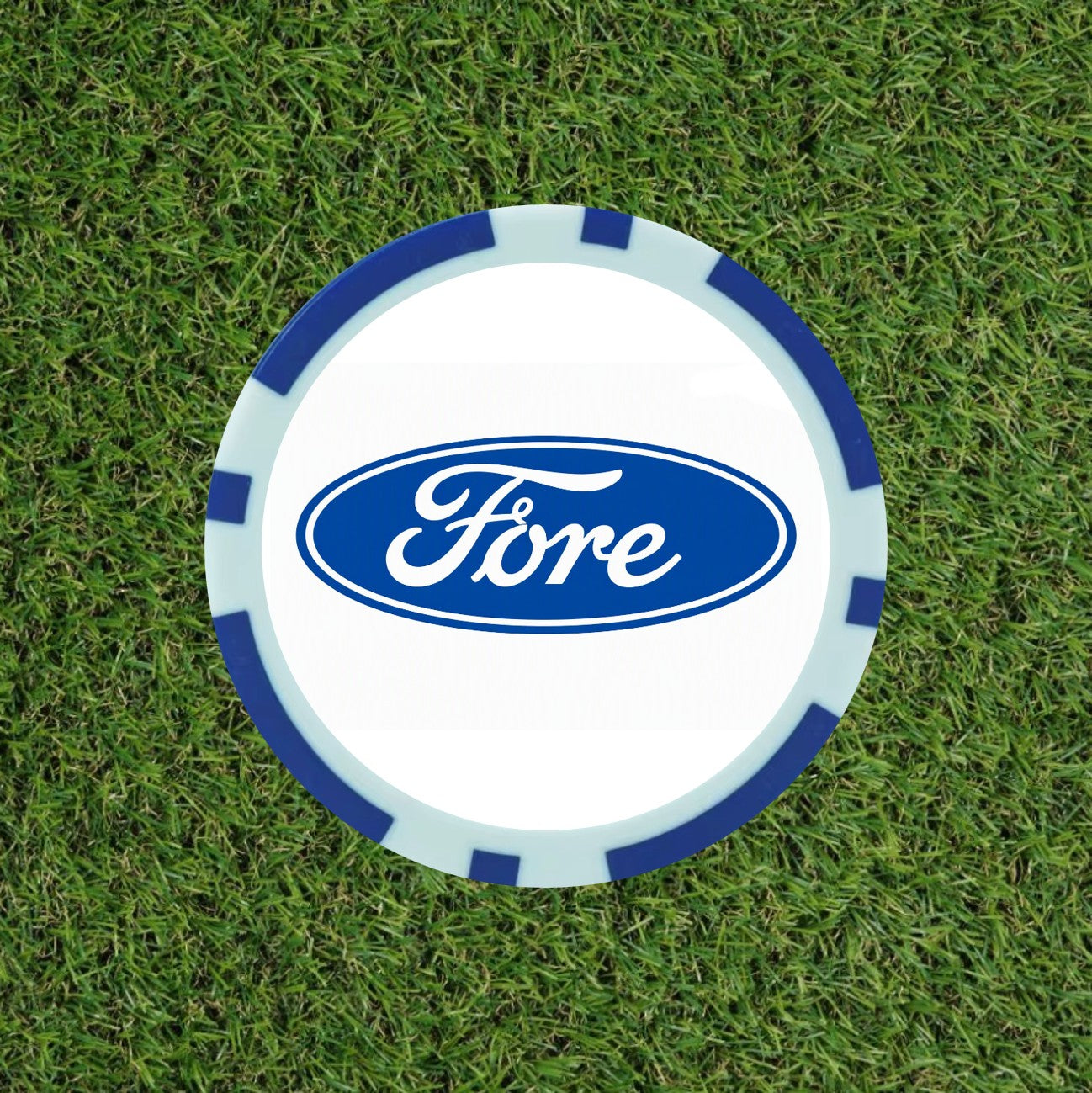 Fore novelty poker chip