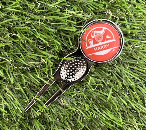 PERSONALISE YOUR MARKER WITH NAME / NICKNAME BALL MARKER AND PITCH REP