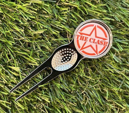 The Clash METAL GOLF BALL MARKER AND PITCH REPAIR TOOL