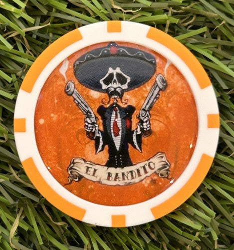 El Bandito - Golf Magnetic Poker Chip