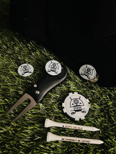 Personalised Golf Combo Set. Any Name - Colours - 24 Hour Turnaround