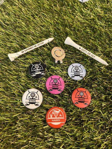 Personalised Golf Combo Set. Any Name - Colours - 24 Hour Turnaround