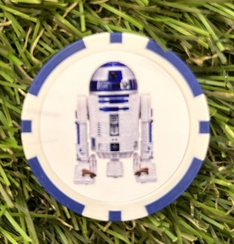 Star Wars - R2D2 - Golf Poker Chip - Funny