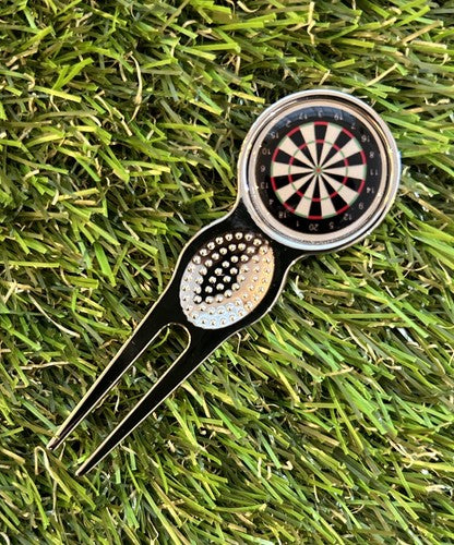 Dartboard METAL GOLF BALL MARKER AND PITCH REPAIR TOOL
