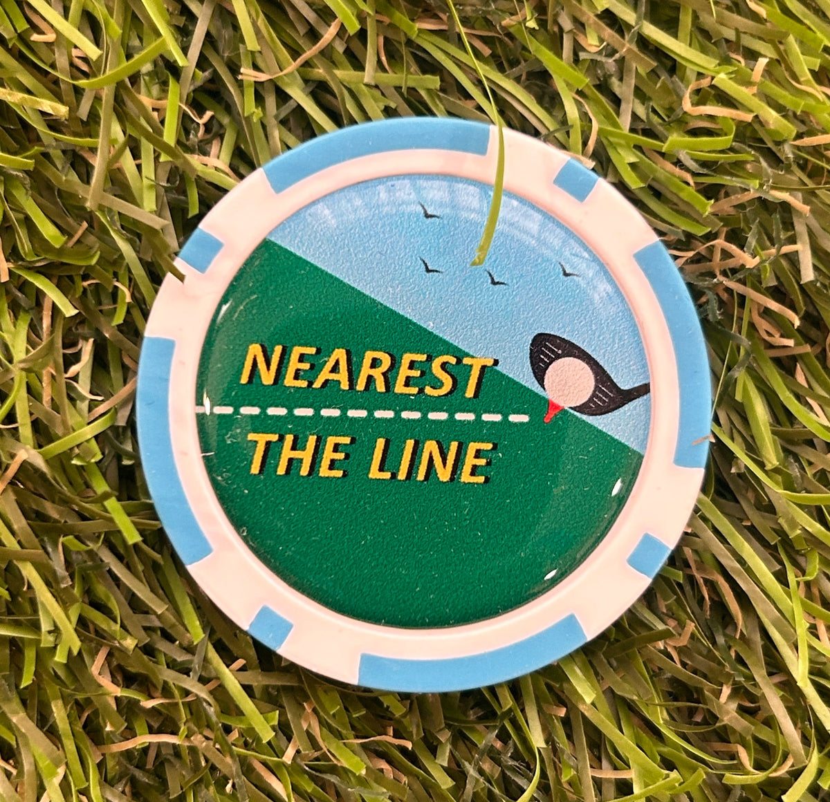 Golf Course Winning Poker Chips
