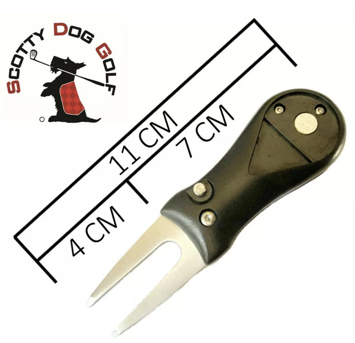 El Bandito - Pitchfork Magnetic Hat Clip With 3 25mm Markers and Poker