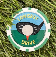 Nearest the Pin and Longest Drive - Winner Golf Poker Chips Marker