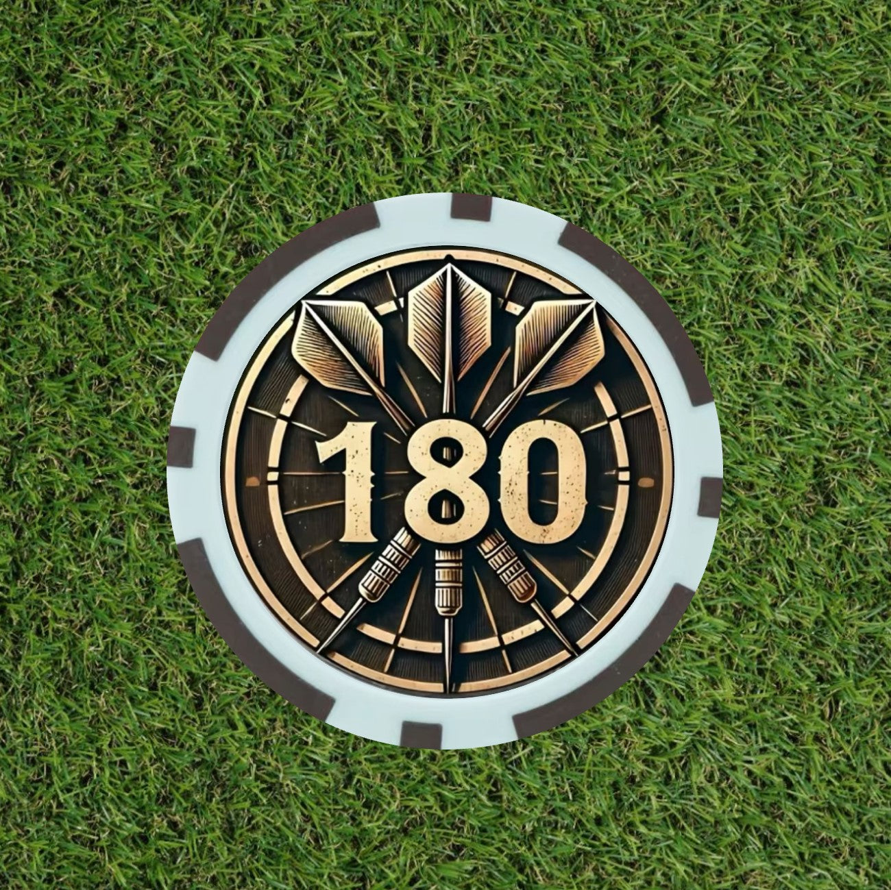 Darts 180 Poker chip