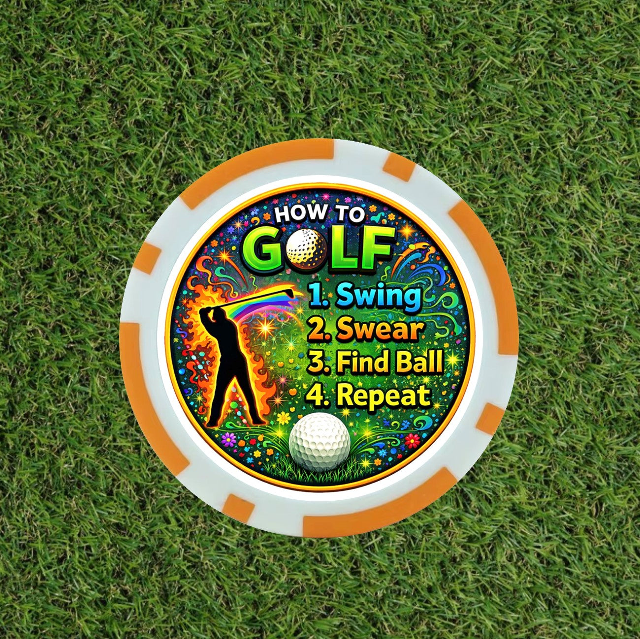 How to Golf - Swing - Swear - Find Ball - Repeat