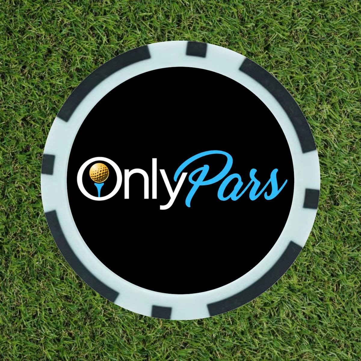OnlyPars Premium Golf Ball Marker Poker Chip