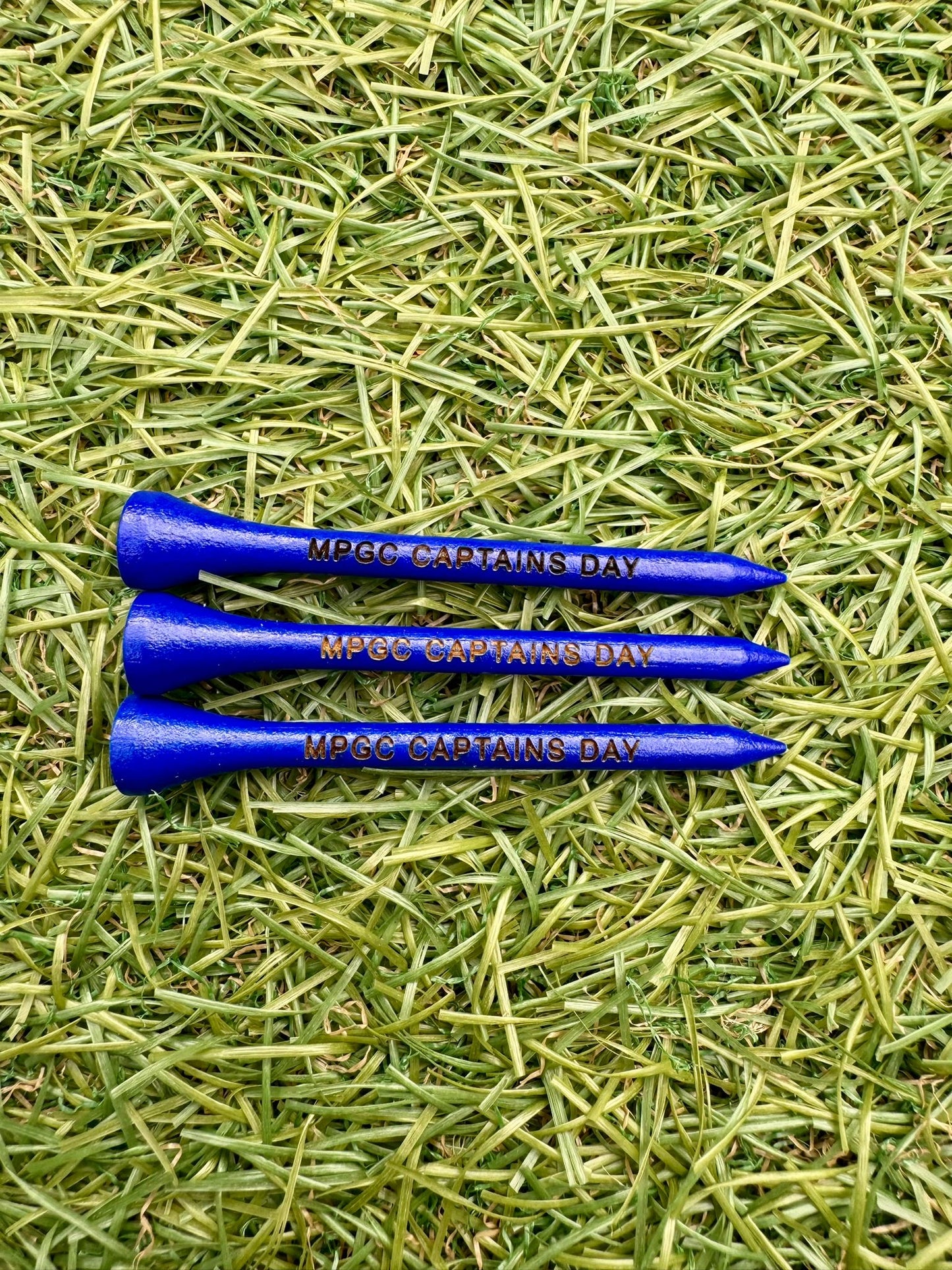 Engraved 70mm Bamboo Golf Tees