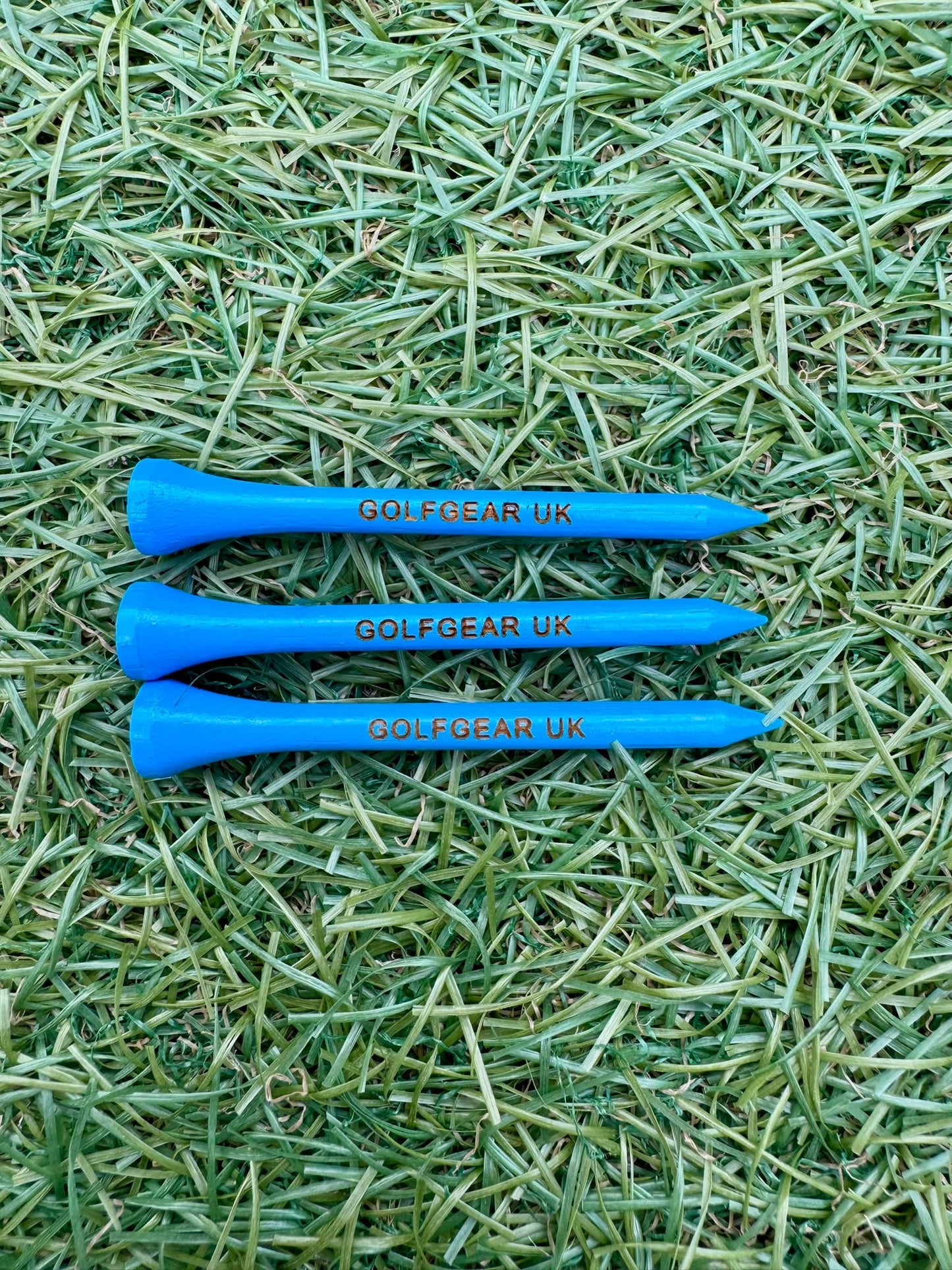 Engraved 70mm Bamboo Golf Tees