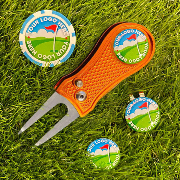 Personalised Metal Pitchfork Combo Set with Poker Chip