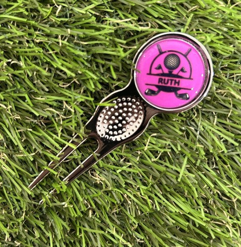 PERSONALISE YOUR MARKER WITH NAME / NICKNAME BALL MARKER AND PITCH REP