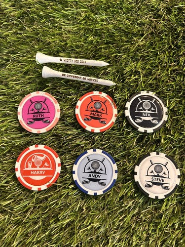 Personalised Golf Combo Set. Any Name - Colours - 24 Hour Turnaround