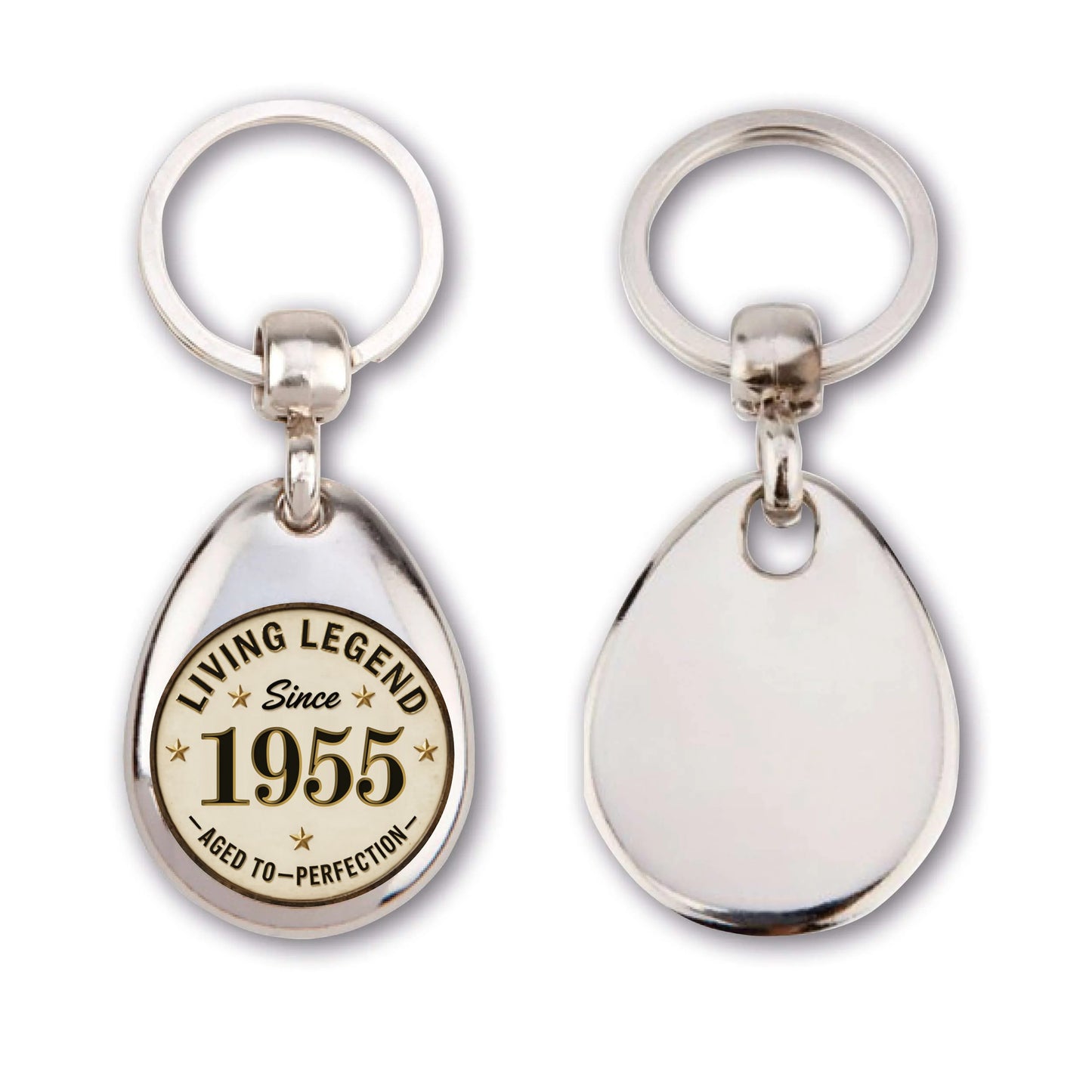 Living Legend Since [YEAR OF BIRTH] Aged to Perfection Key Ring