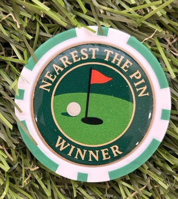 Nearest the Pin - Winner Golf  Poker Chip Marker