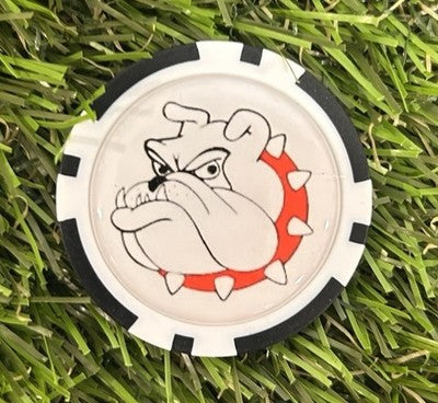 British Bulldog Poker Chip