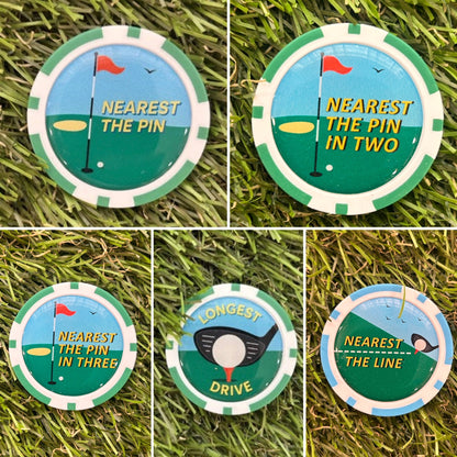Golf Course Winning Poker Chips
