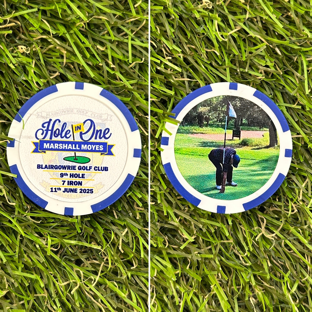 Hole in One Celebratory Poker Chip