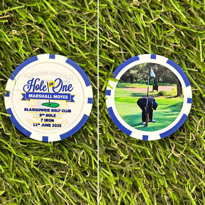 Hole in One Celebratory Poker Chip
