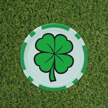 4 Leaf Clover Golf  Poker Chip Marker