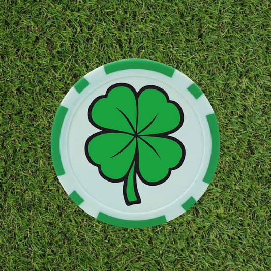 4 Leaf Clover Golf  Poker Chip Marker