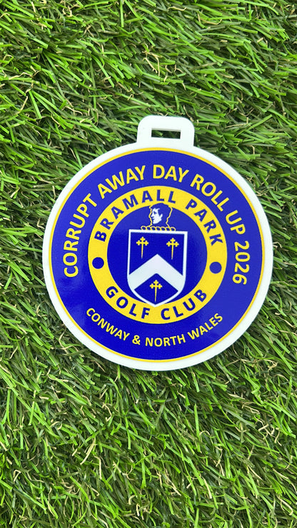 Round Personalised Golf Bag Tags