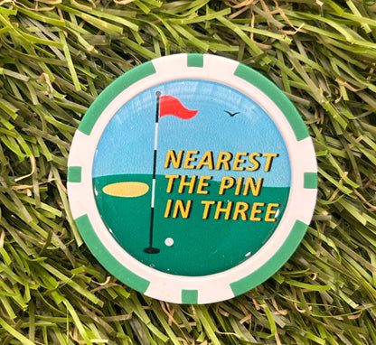 Golf Course Winning Poker Chips