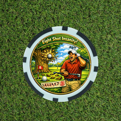 The Pick 'n Mix Vegas Poker Chip golf set - the 1st of its kind. Pick the chips you want