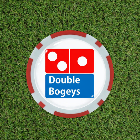 Double Bogeys Poker Chip