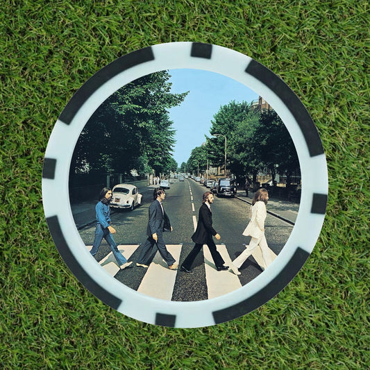 The Beatles "Abbey Road" Crosswalk Poker Chip Golf Ball Marker