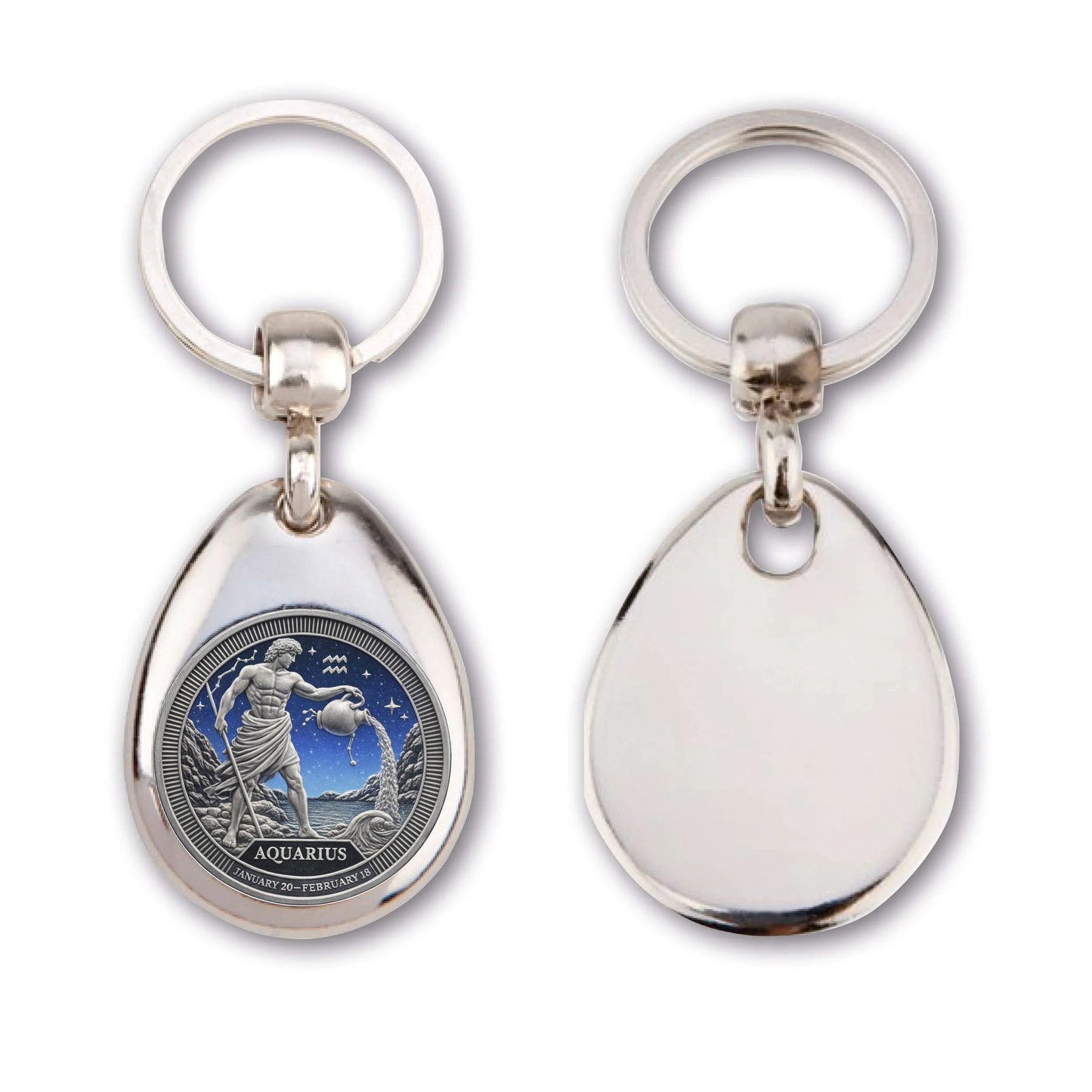 Signs of the Zodiac Key Ring