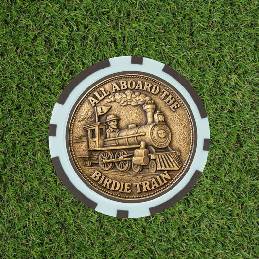 All aboard the "Birdie Train" Poker Chip