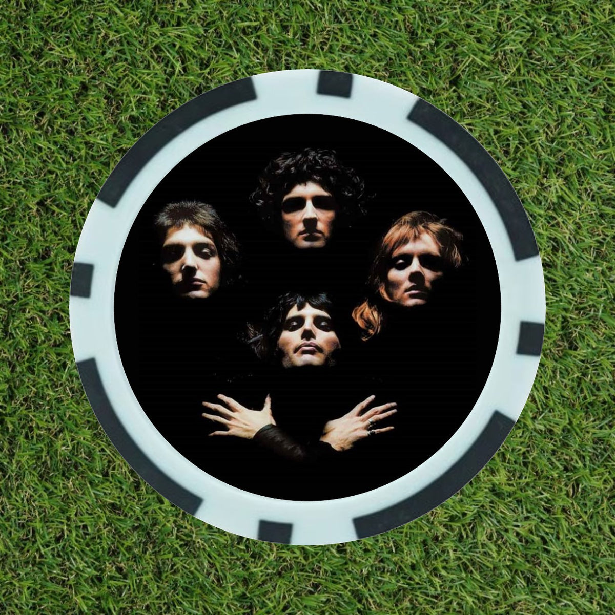 Queen "Bohemian Rhapsody" Poker Chip Golf Ball Marker