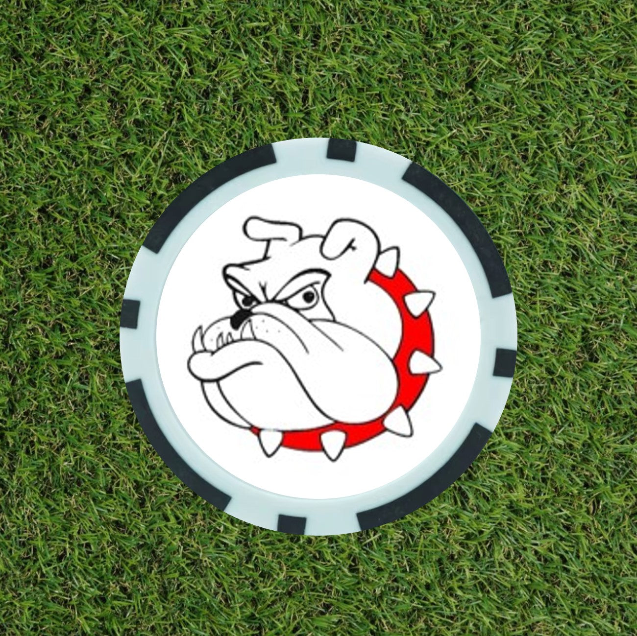 British Bull Dog Poker chips