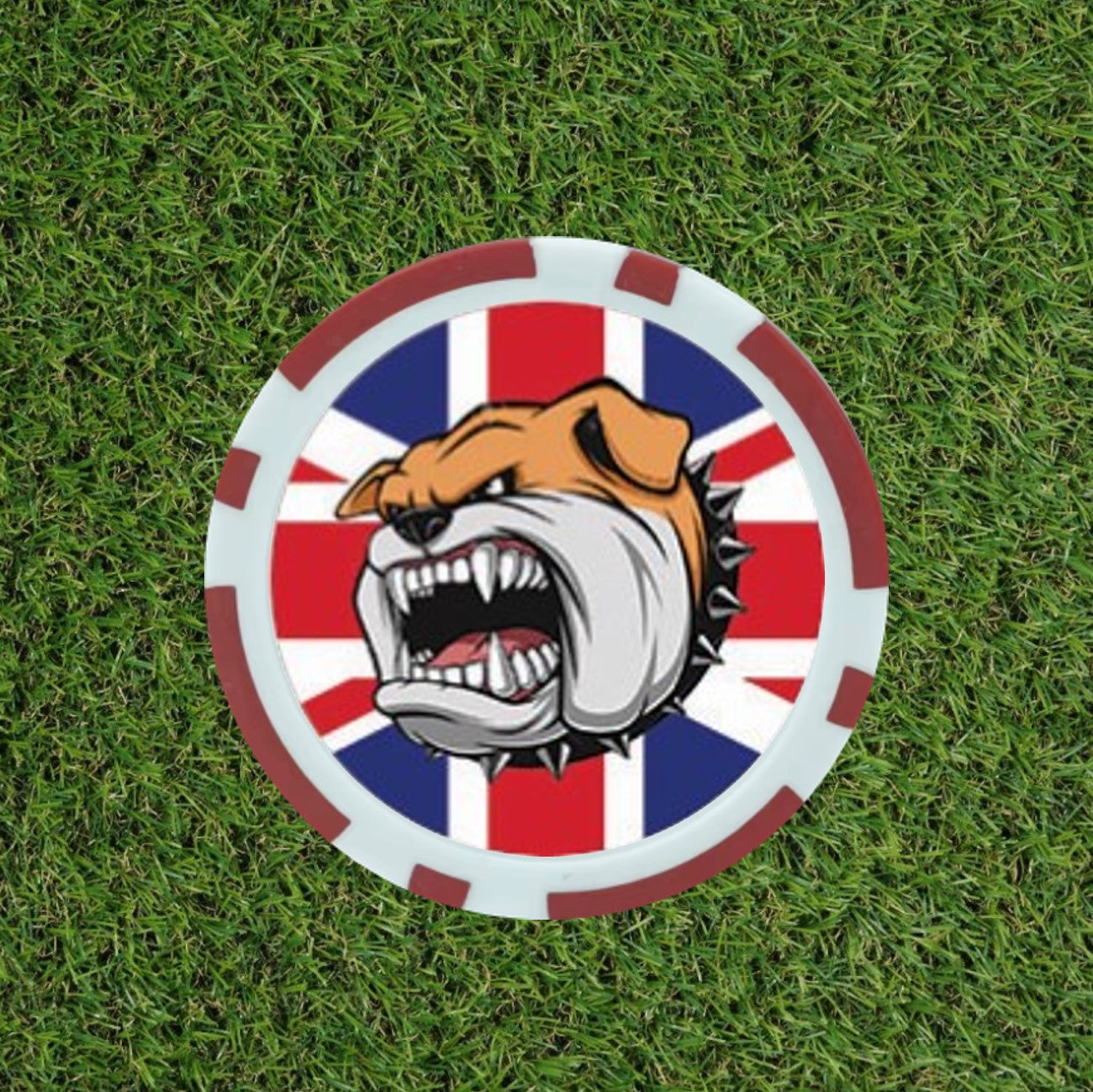 British Bull Dog Poker chips
