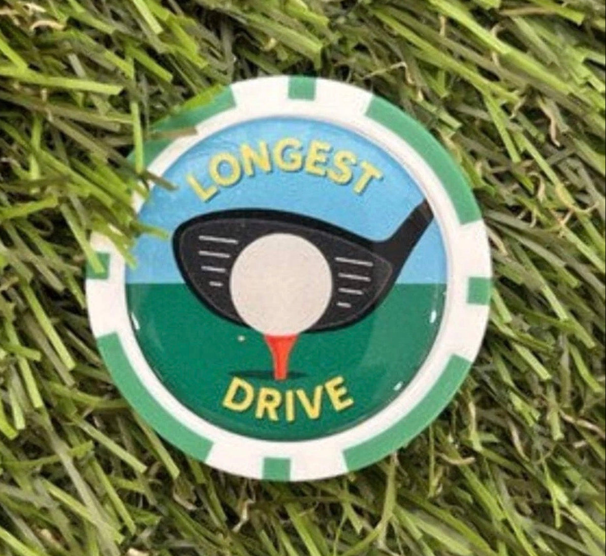 Golf Course Winning Poker Chips