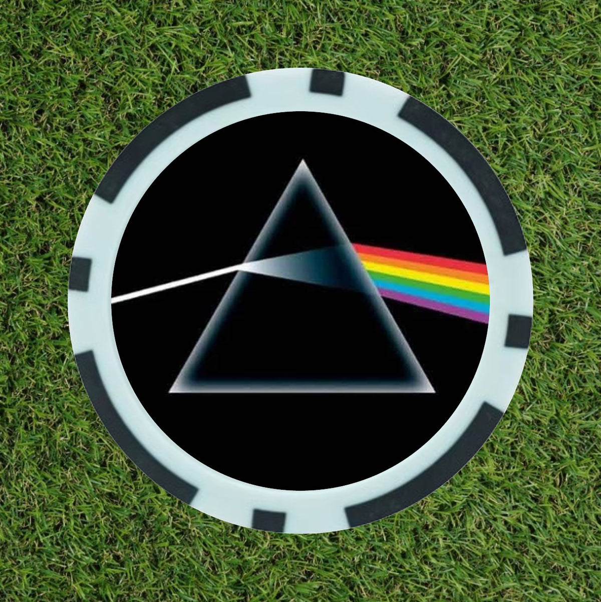 Pink Floyd "Dark Side of the Moon" Poker Chip Golf Ball Marker