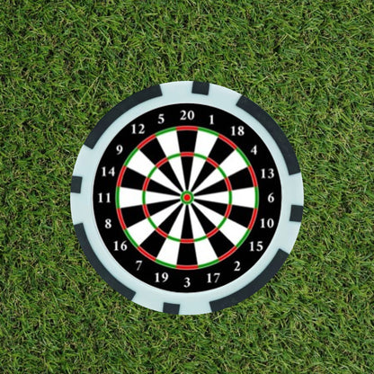 Dartboard Golf  Poker Chip Marker