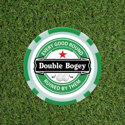 Heineken Themed Funny Golf Poker Chips