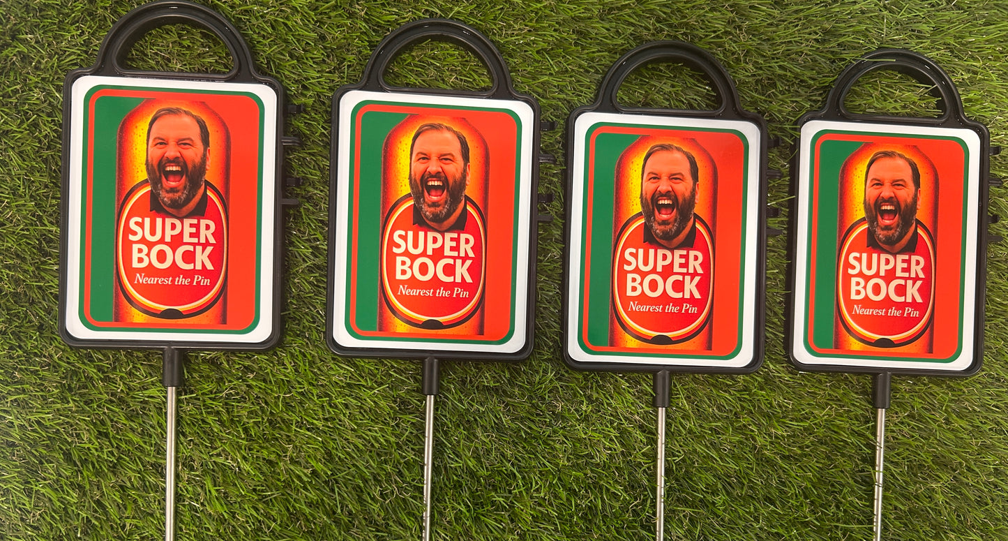Two Personalised Golf Course Signs