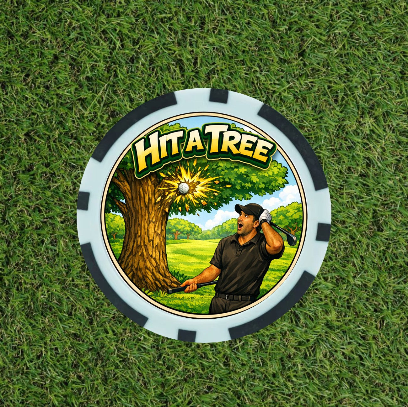 The Pick 'n Mix Vegas Poker Chip golf set - the 1st of its kind. Pick the chips you want