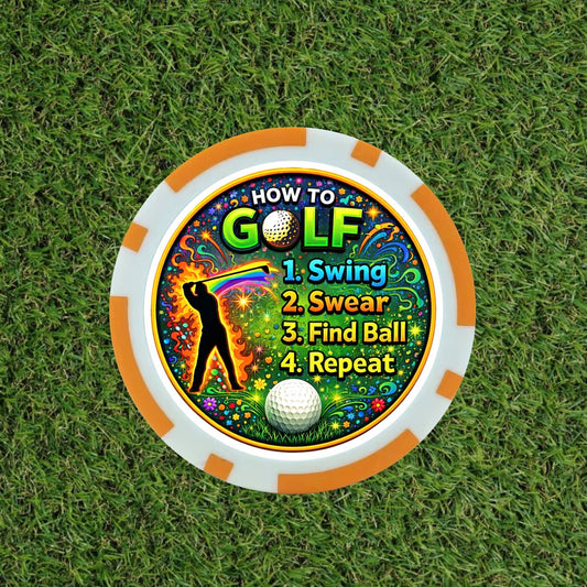 How to Golf - Swing - Swear - Find Ball - Repeat