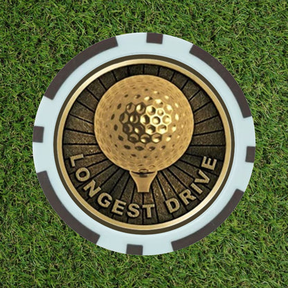 Premium Brass-Style Golf Competition Winning Poker Chips (Pick 'N' Mix)