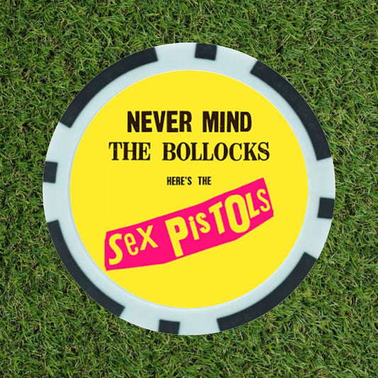 Sex Pistols "Never Mind the Bollocks" Poker Chip Golf Ball Marker