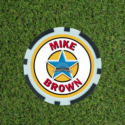 Personalised Newcastle Fan Poker Chip