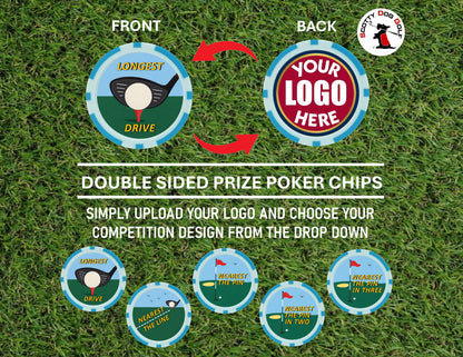 Golf Course Winning Poker Chips