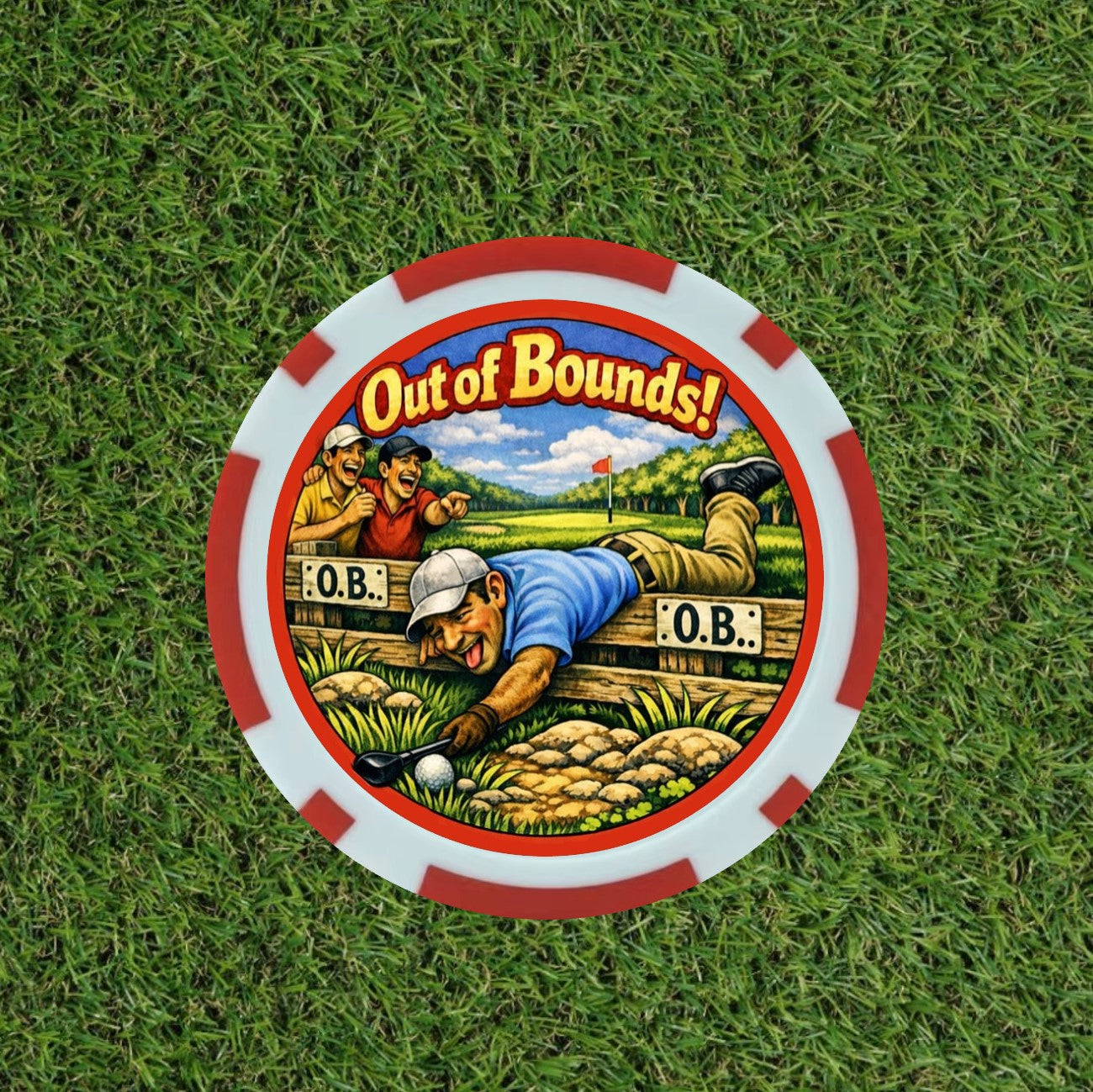 The Pick 'n Mix Vegas Poker Chip golf set - the 1st of its kind. Pick the chips you want