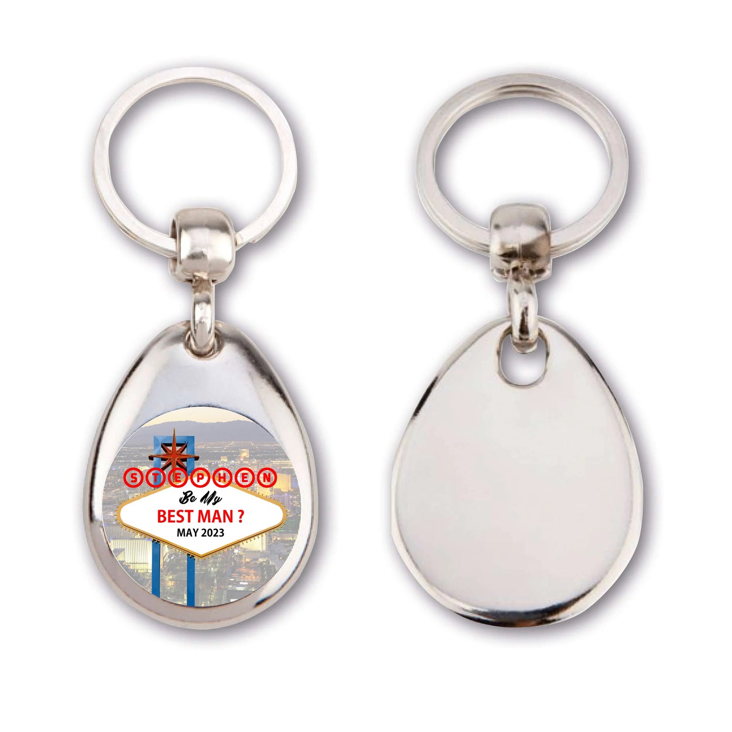 Capture the Moment: Custom Personalised Photo Keyring